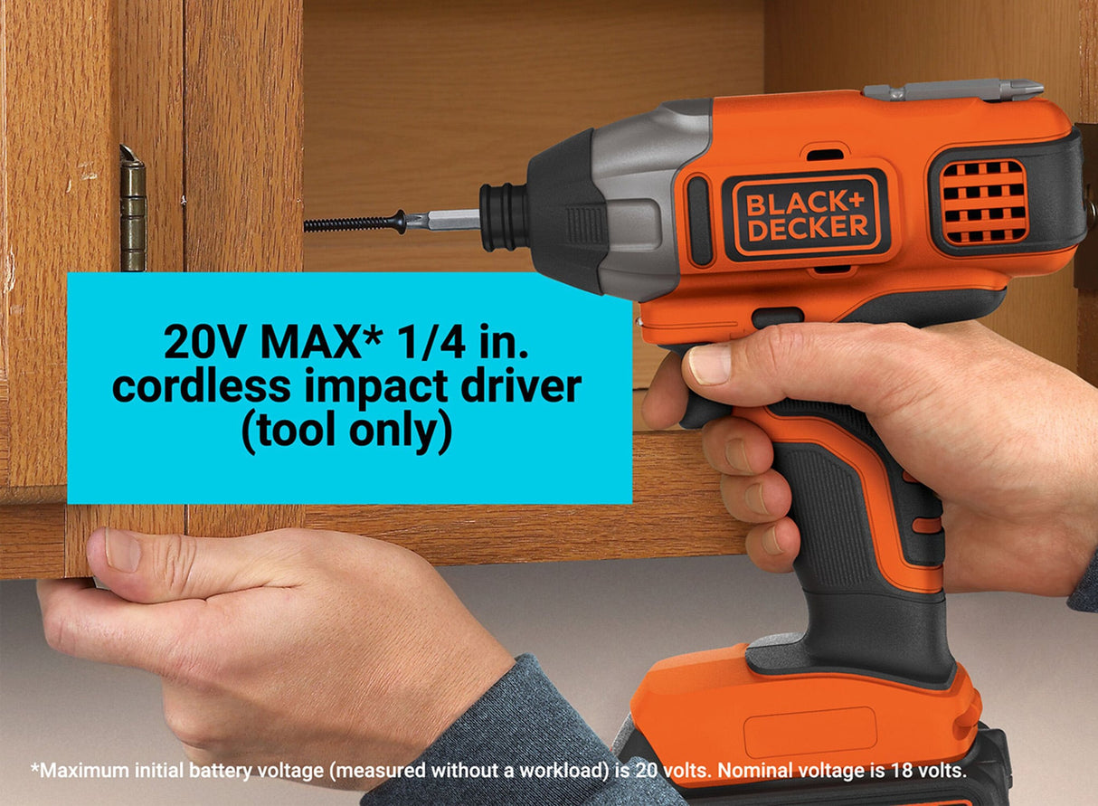 1/4-in Cordless Impact Driver BDCI20B