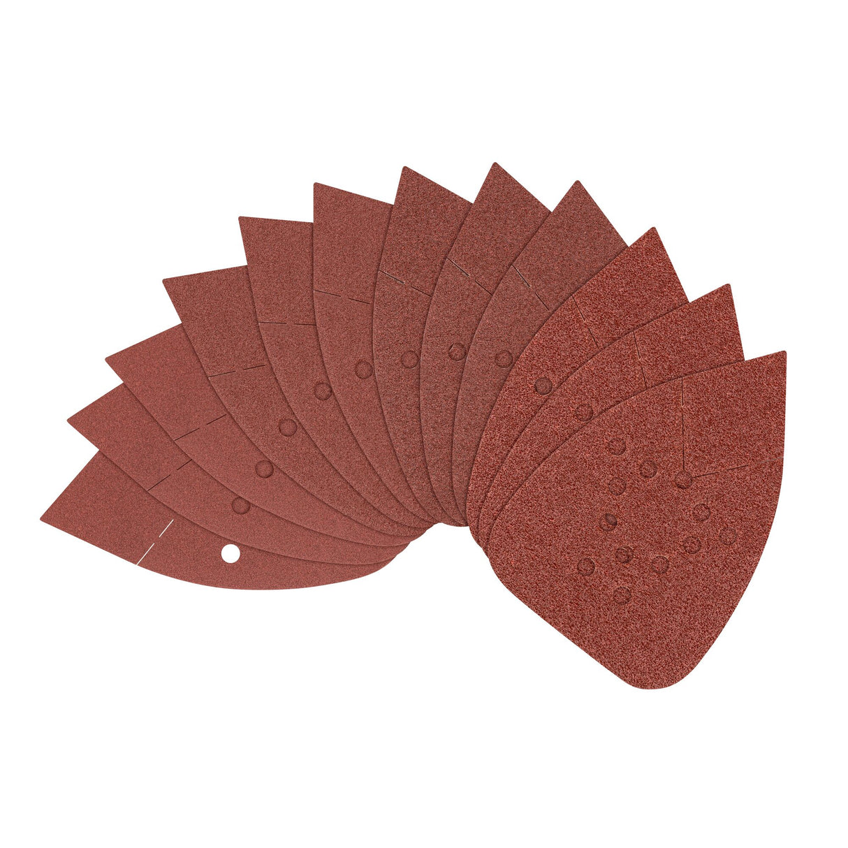 12-Piece Aluminum Oxide Multi-grade Pack-Grit Detail Sandpaper BLA-BDAMX