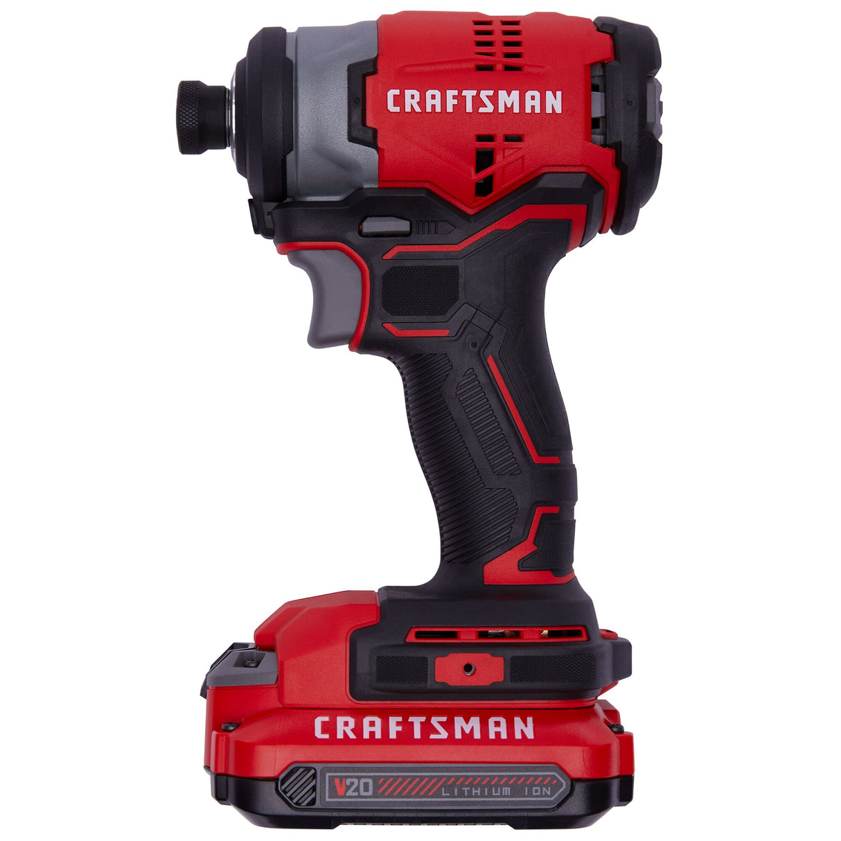 20V Max Brushless Cordless Impact Driver (2-Batteries Included, Charger Included and Soft Bag included) CMCF810C2