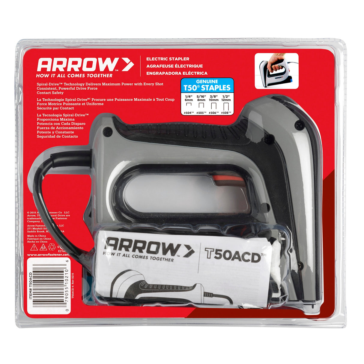 T50ACD 3/8-in Corded Electric Staple Gun T50ACD