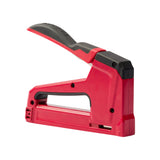 Heavy Duty Manual Staple Gun for Wood, Carpet, Upholstery - T50, BN18 Compatible, 3/8-in Crown, 0.5625-in Maximum Staple Length T50RED2