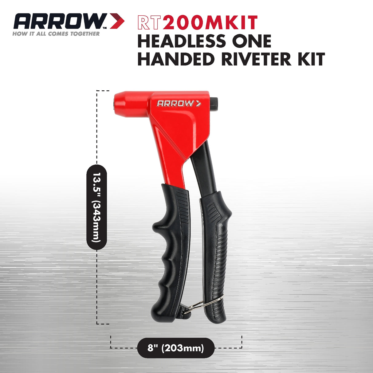 RT200MKIT Headless One-Handed Swivel Rivet Tool Kit RT200MKIT