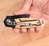 Wooden 1-Blade Folding Utility Knife 54375