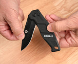 3.5-in Stainless Steel Partially Serrated Blade Pocket Knife 54376