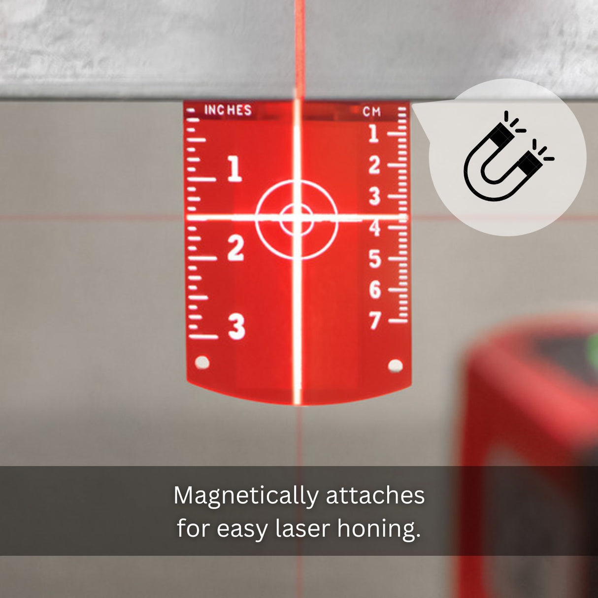 Magnetic Red Laser Pulse Mode Target Plate 845