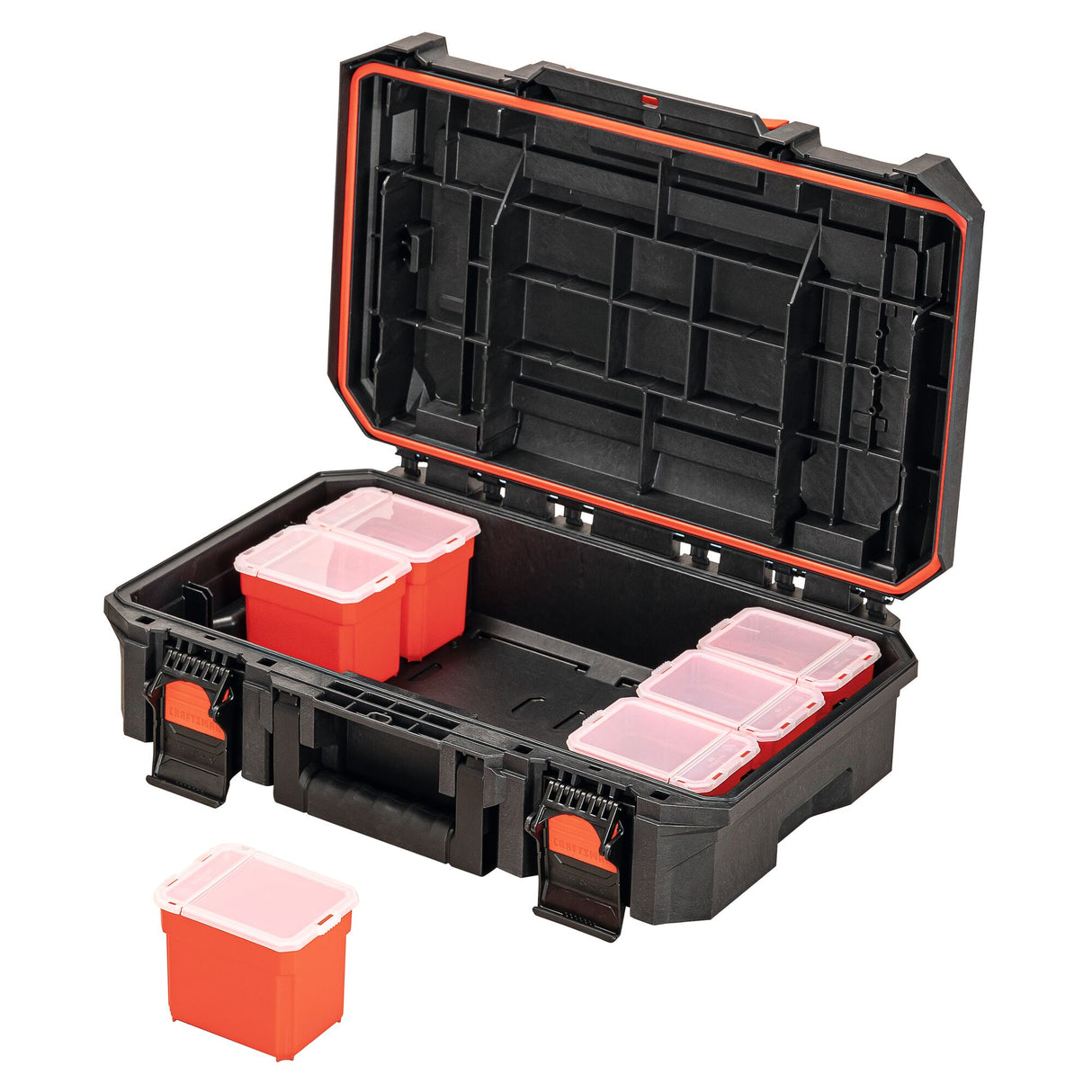 TRADESTACK System 21.625-in W x 6.375-in H x 14.625-in D Black Structural Foam Tool Box CMST21415