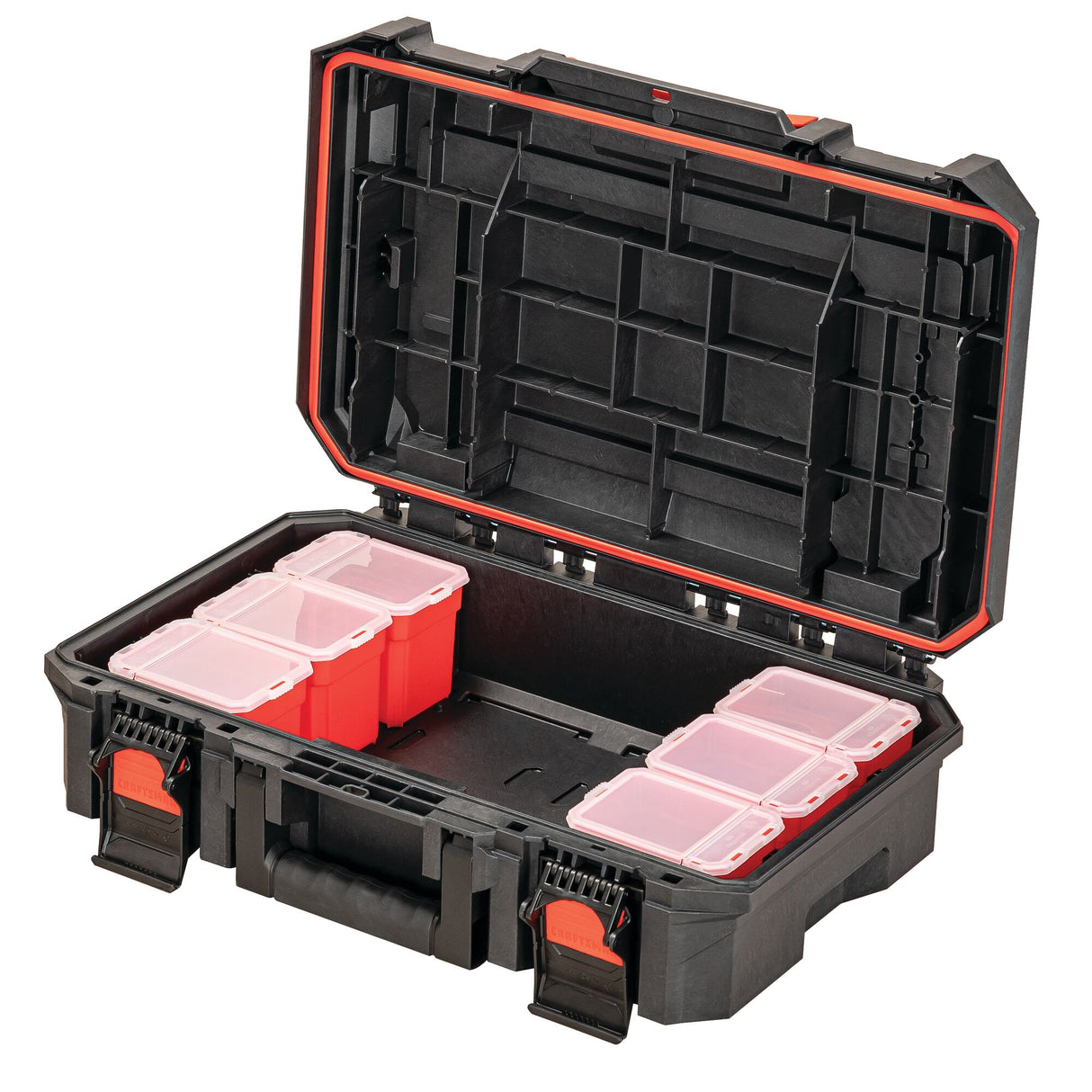 TRADESTACK System 21.625-in W x 6.375-in H x 14.625-in D Black Structural Foam Tool Box CMST21415