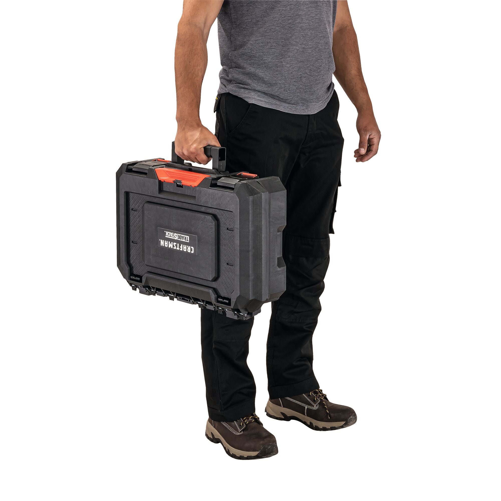 TRADESTACK System 21.625-in W x 6.375-in H x 14.625-in D Black