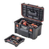 TRADESTACK System 21.625-in W x 12.125-in H x 14.625-in D Black Structural Foam Tool Box CMST21430