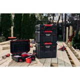 TRADESTACK System 21.625-in W x 12.125-in H x 14.625-in D Black Structural Foam Tool Box CMST21430