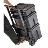 TRADESTACK System 22.5-in W x 23.625-in H x 18-in D Black Structural Foam Rolling Tool Box CMST21445