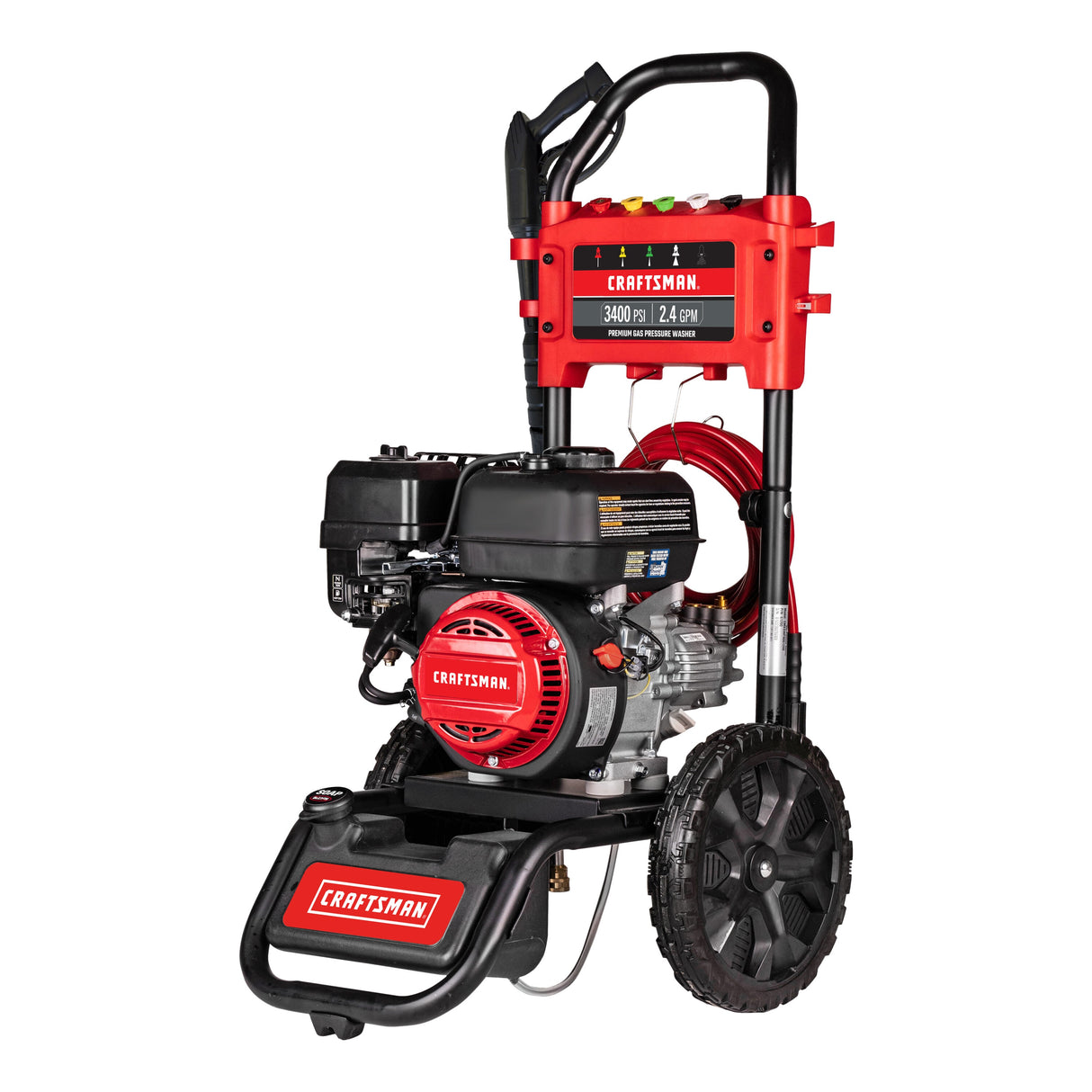 Craftsman (49-State) 3400 PSI 2.4-GPM Cold Water Gas Pressure Washer with 5 Spray Tips CMXGWFN061369