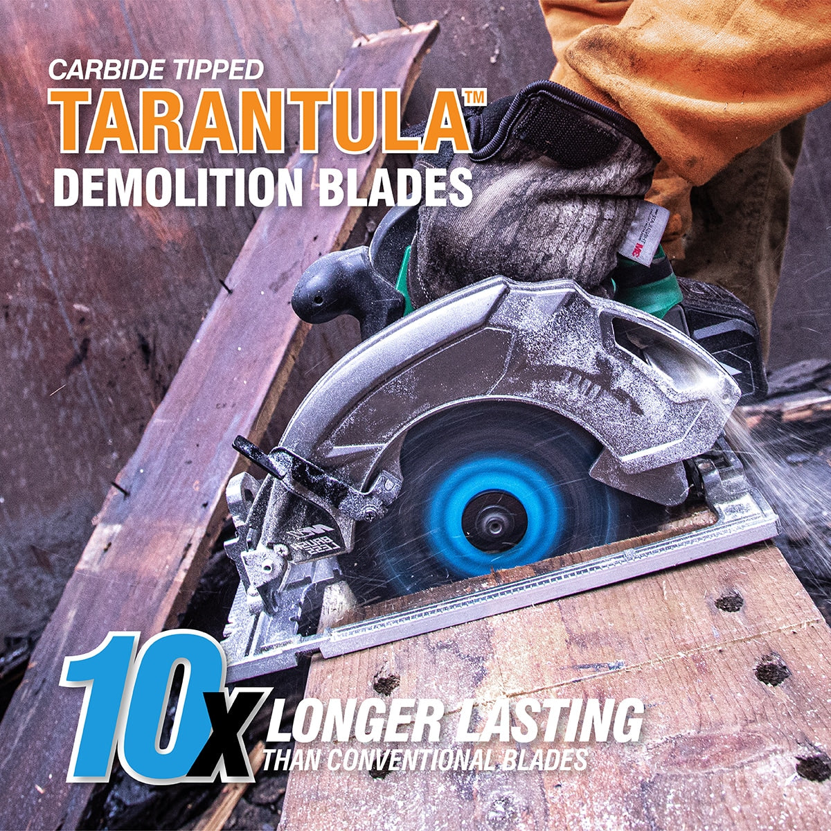 Demolition 7-1/4-in 24-Tooth Rough Finish Tungsten Carbide-tipped Steel Circular Saw Blade 13006