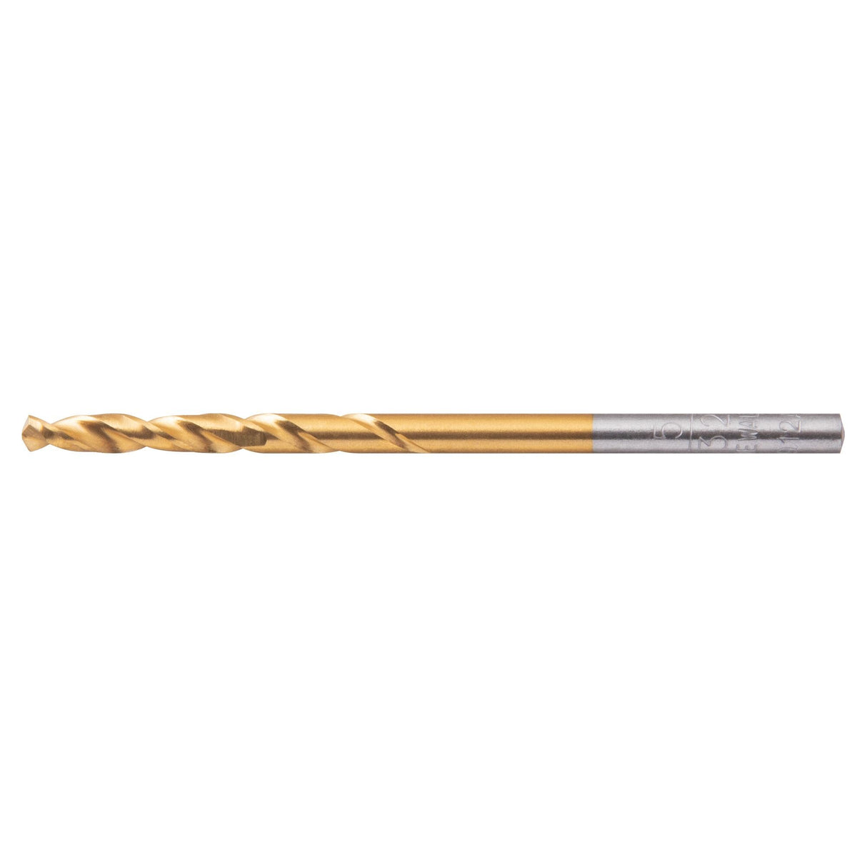 5/32-in x 5-7/8-in Titanium Nitride Coated Hss Jobber Length Twist Drill Bit DW1310  G