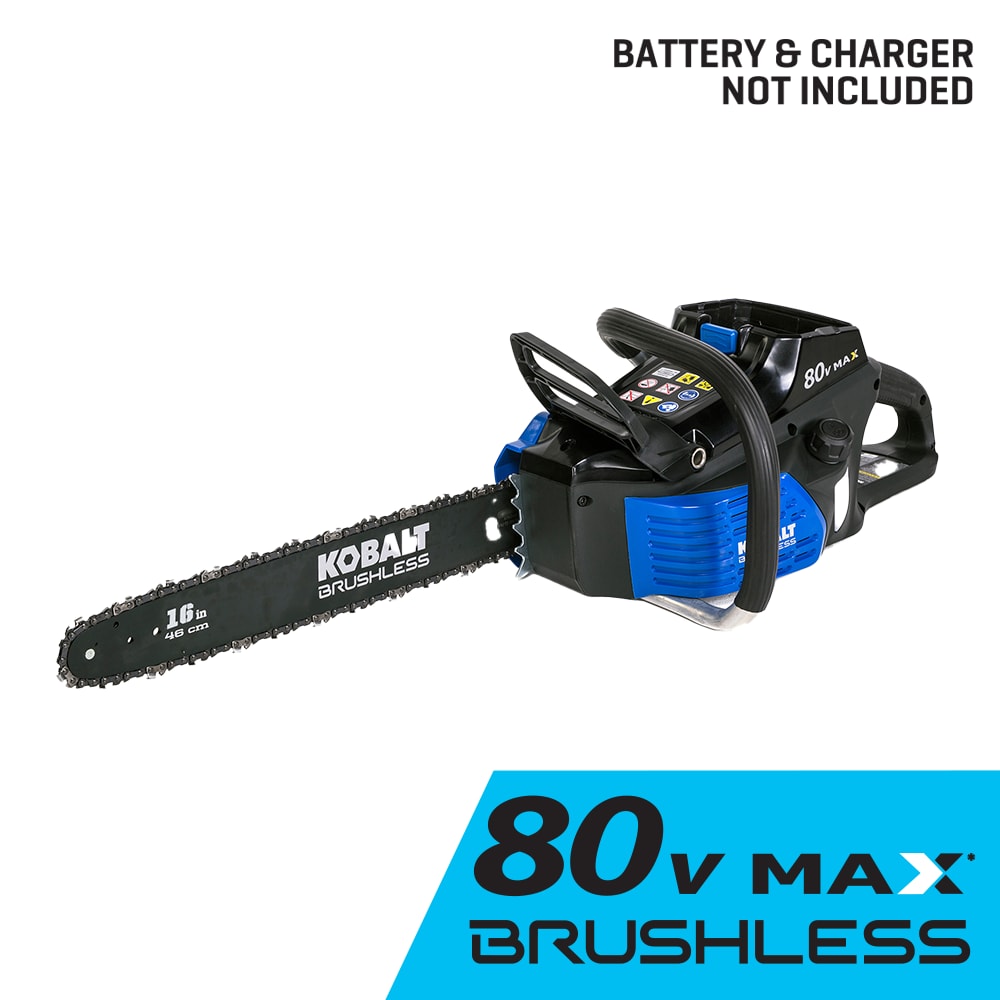 80-volt 16-in Brushless Battery Chainsaw (Battery and Charger Not Included) KCS280B