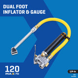 Dual Foot Inflator and-Gauge SGY-AIR194