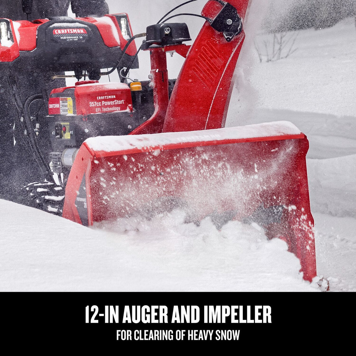 Performance 28 EFI and EGOV 28-in Two-stage Self-propelled Gas Snow Blower CMGB223105