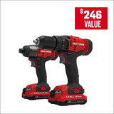 20V Max 2-Tool Power Tool Combo Kit with Soft Case (2-Batteries Included and Charger Included) CMCK200C2