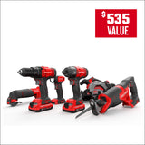 20V Max 6-Tool Power Tool Combo Kit with Soft Case (2-Batteries Included and Charger Included) CMCK601D2