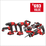 20V Max 8-Tool Power Tool Combo Kit with Soft Case (2-Batteries Included and Charger Included) CMCK801D2