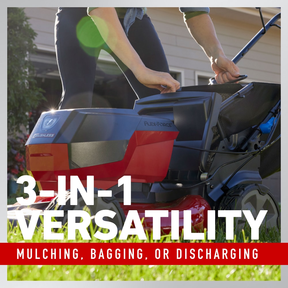 Recycler 60-volt Max 21-in Cordless Self-propelled Lawn Mower 6 Ah (1-Battery and Charger Included) 21327