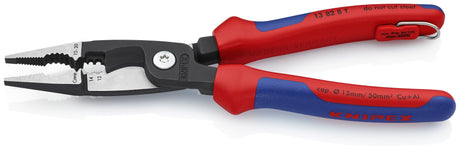 8.35-in Red Multitool Pliers with Crimping, Stripping, Cutting, Bending, Gripping, and Deburring Functions 13 82 8 T BKA