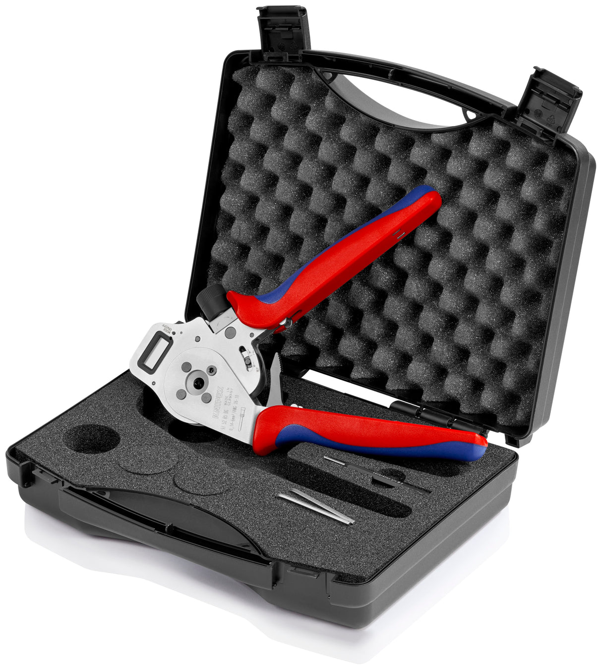 Comfort Grip Red Crimping Pliers 10.8-in Electrical Crimping Pliers for Turned Contacts 97 52 65 DG