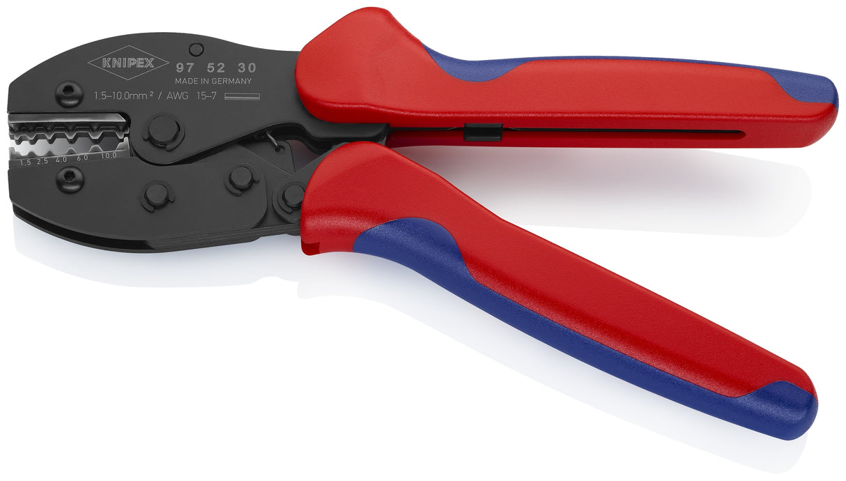 Comfort Grip Red Crimping Pliers 8.6-in Electrical Crimping Pliers for Solder-Free Connections 97 52 30