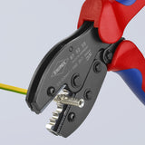 Comfort Grip Crimping Pliers 8.55-in Red Electrical Crimping Pliers for Non-Insulated Terminals and Connectors 97 52 33