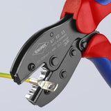 Comfort Grip Crimping Pliers 8.55-in Red Electrical Crimping Pliers for Non-Insulated Terminals and Connectors 97 52 33