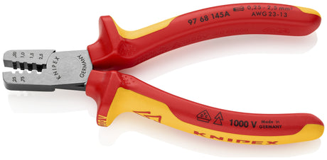 6.1-in Electrical Crimping Pliers with Comfort Grip Handle 97 68 145 A