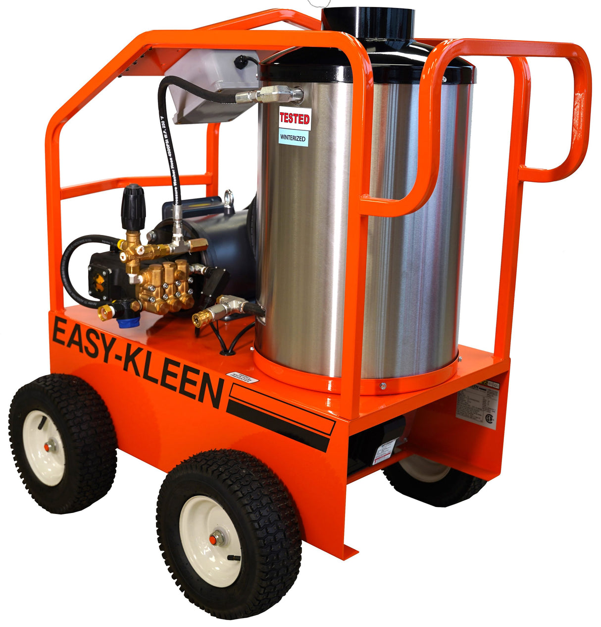 Commercial 2300 PSI 3.5-GPMs Hot Water Electric Pressure Washer with 5 Spray Tips EZO2435E-GP