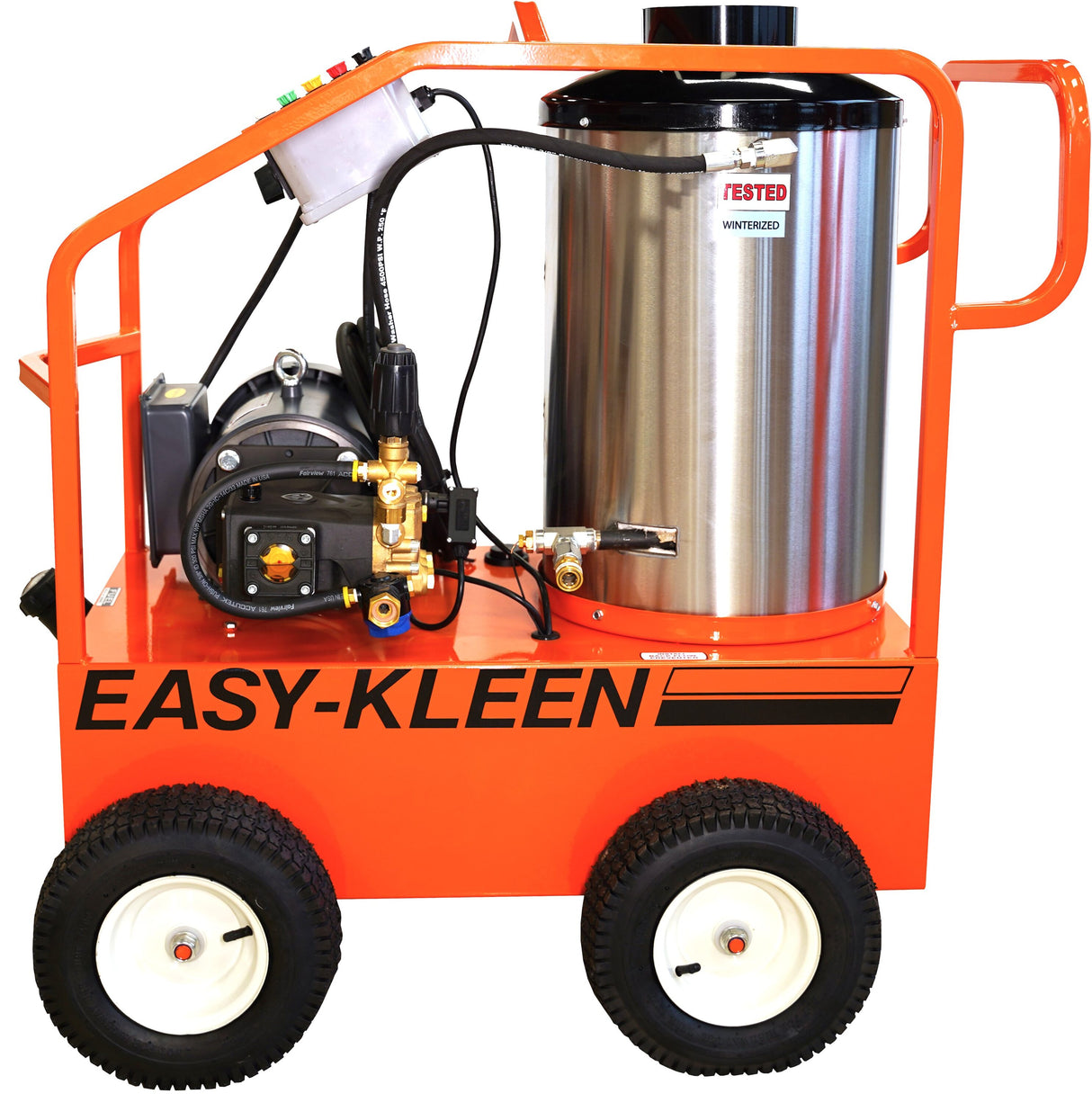 Commercial 2300 PSI 3.5-GPMs Hot Water Electric Pressure Washer with 5 Spray Tips EZO2435E-GP