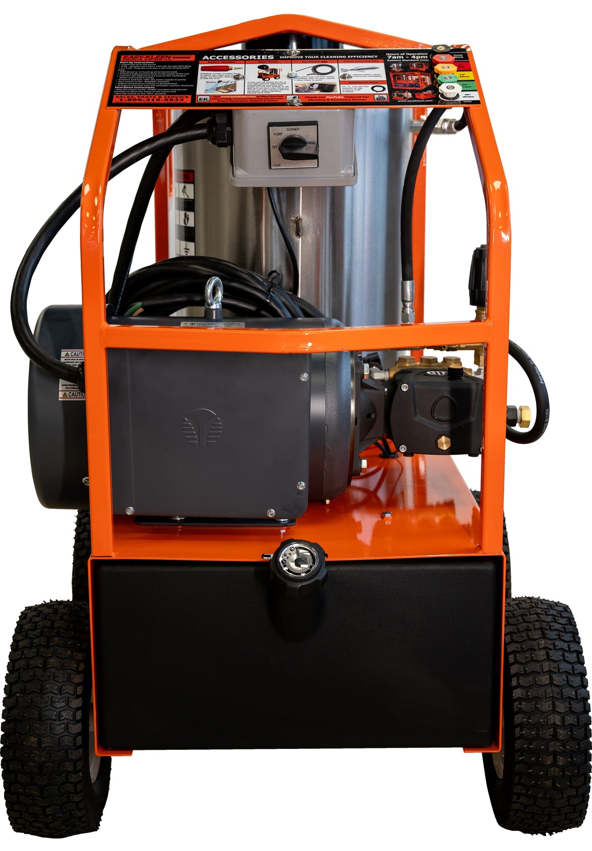 Commercial 3000 PSI 3.5-GPMs Hot Water Electric Pressure Washer with 5 Spray Tips EZO3035E-GP