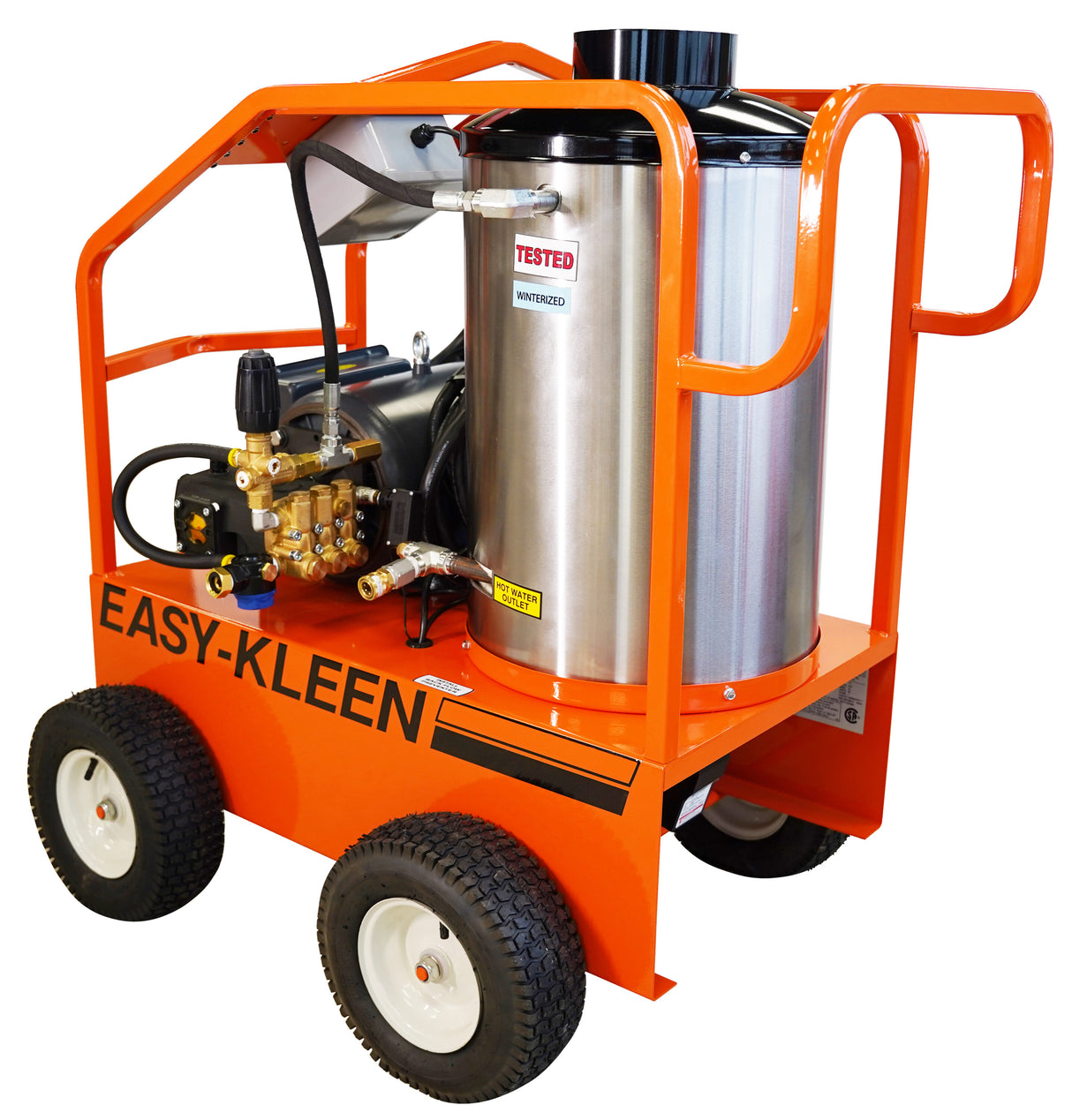 Commercial 3000 PSI 3.5-GPMs Hot Water Electric Pressure Washer with 5 Spray Tips EZO3035E-GP