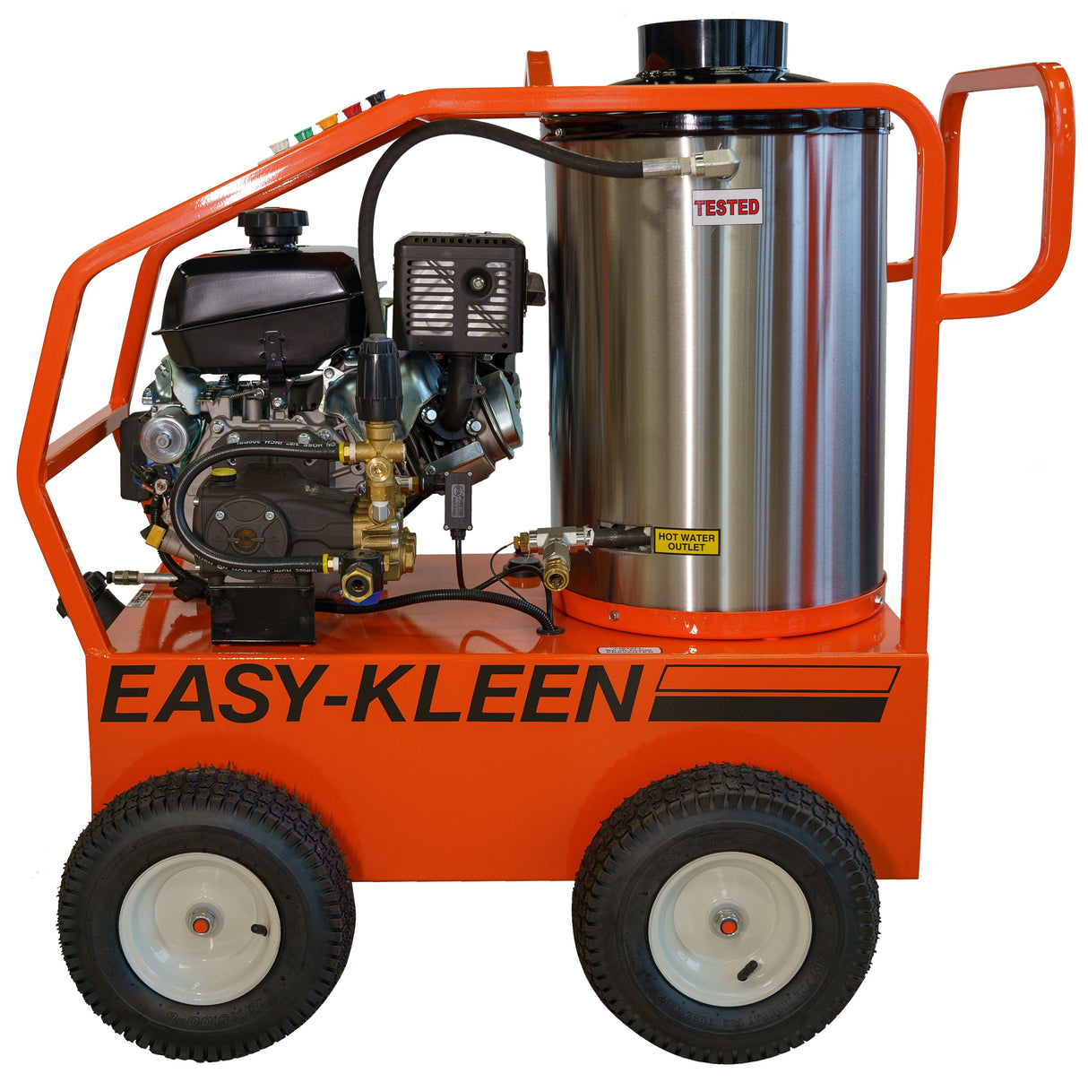 Commercial 4000 PSI 3.5-GPMs Hot Water Gas Pressure Washer with 5 Spray Tips EZO4035GKGP120