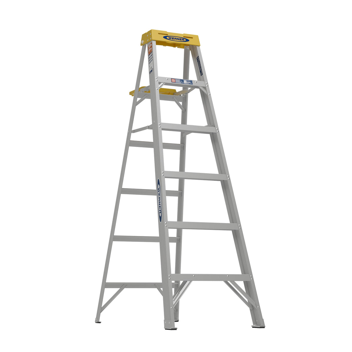 370 6-ft Aluminum Type 1A-300-lb Load Capacity Step Ladder 376