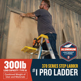 370 6-ft Aluminum Type 1A-300-lb Load Capacity Step Ladder 376