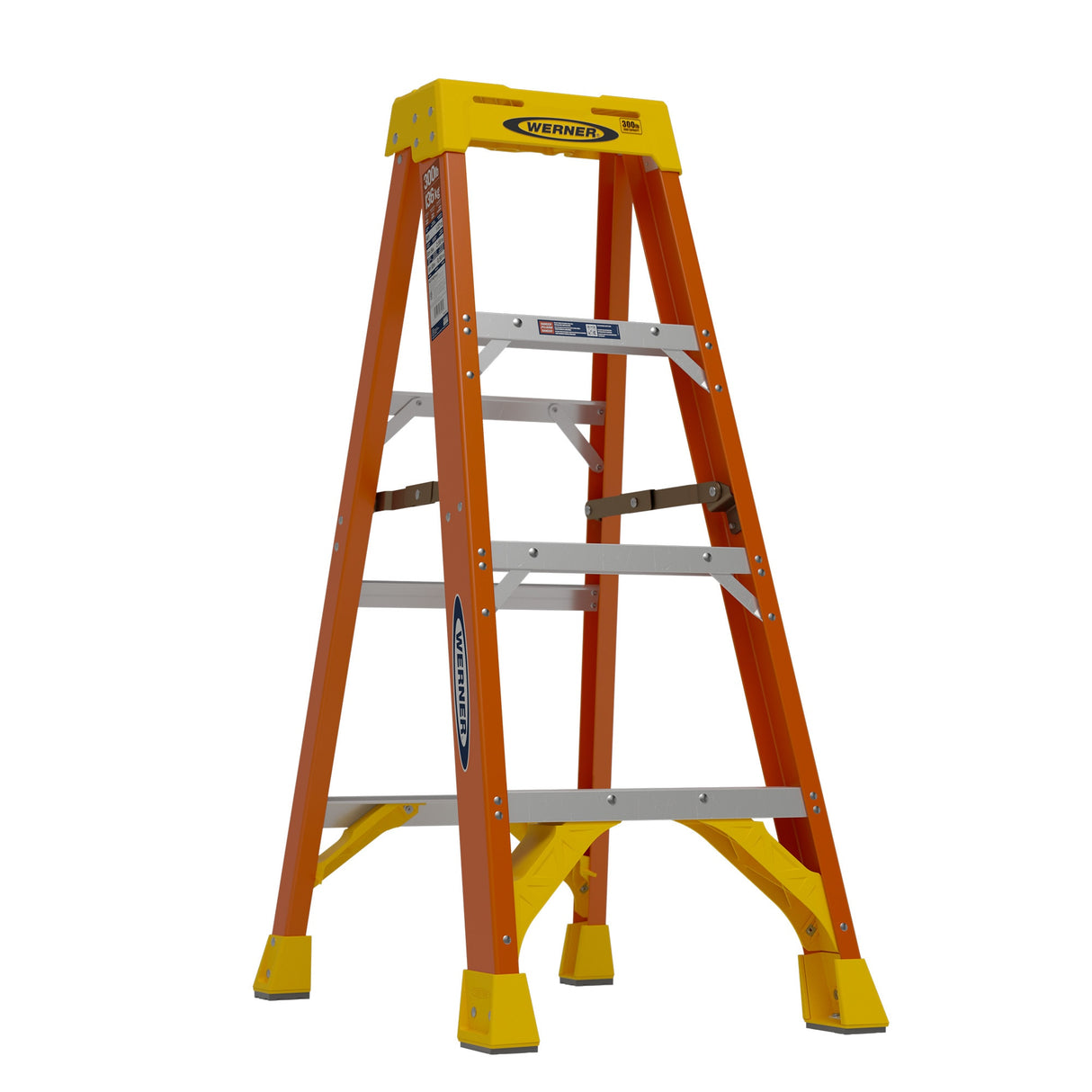 NXT1A 4-ft Fiberglass Type 1a- 300-lb Load Capacity Step Ladder NXT1A04