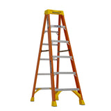 NXT1A 6-ft Fiberglass Type 1A- 300-lb Load Capacity Step Ladder NXT1A06