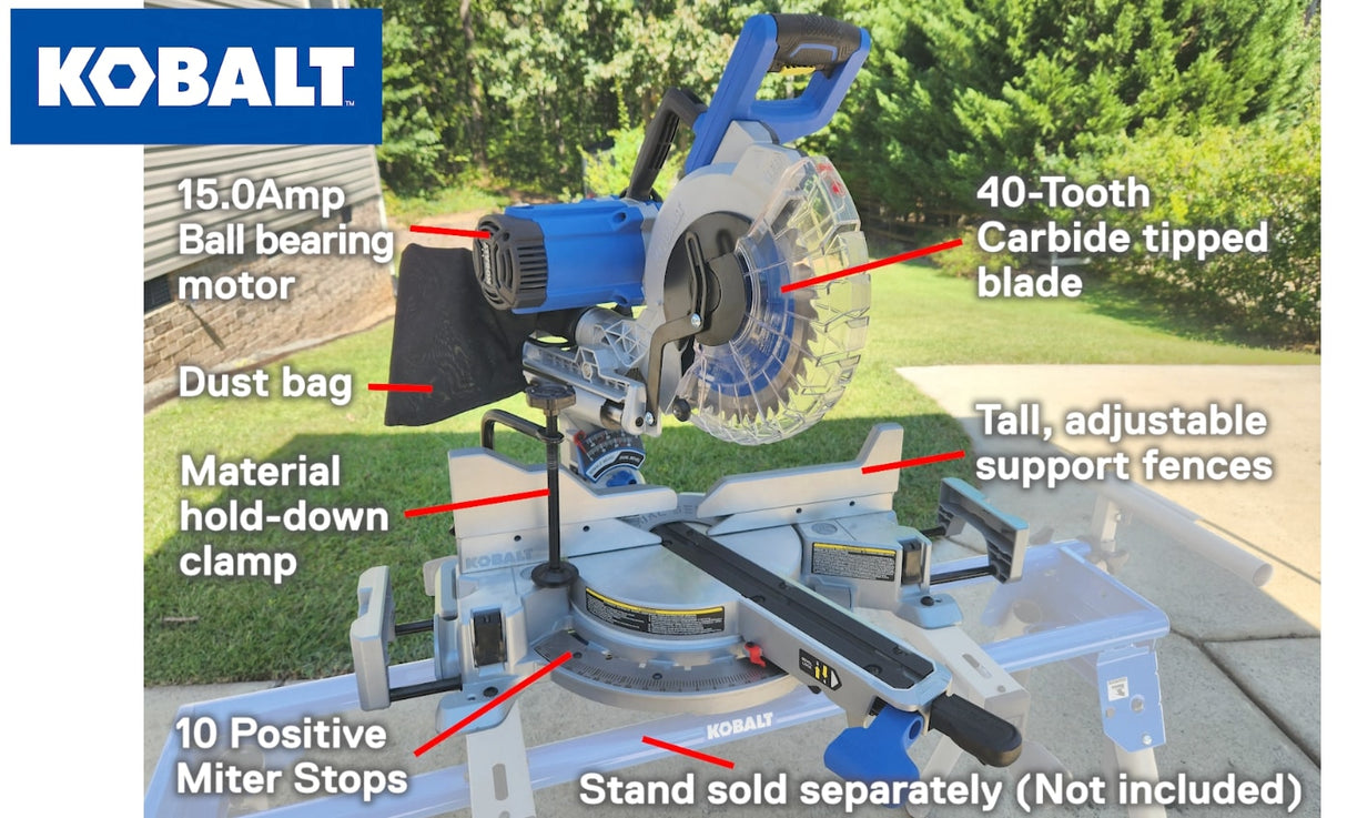 Compact 10-in 15-Amp Dual Bevel Sliding Compound Corded Miter Saw SM2518LW