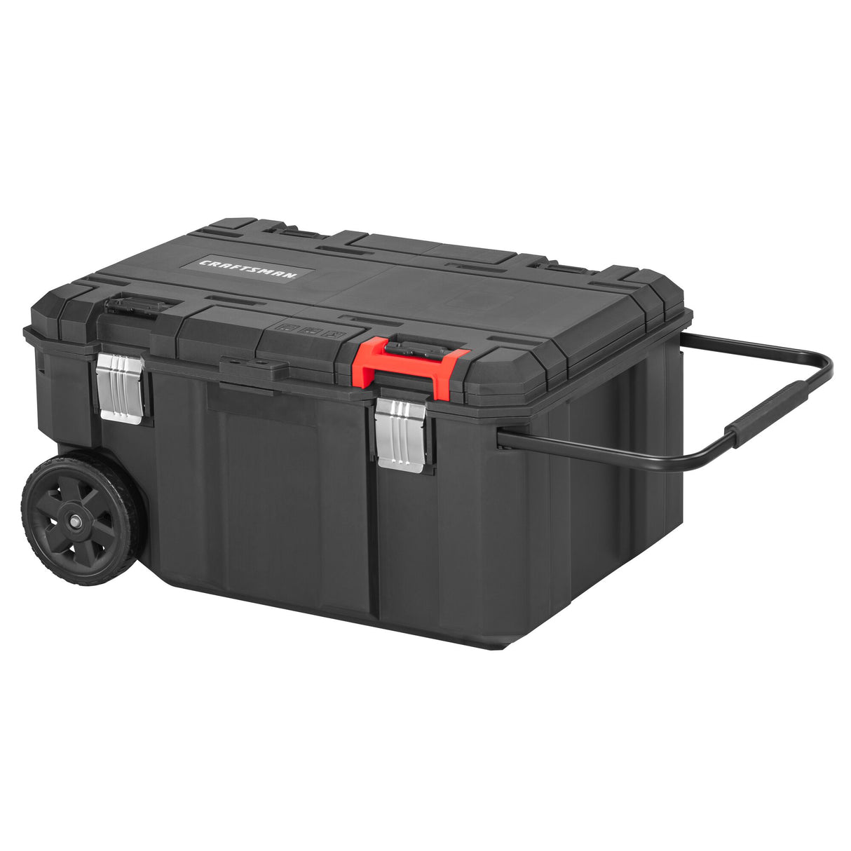 VERSASTACK 30.4-in W x 15.4-in H x 22-in D Black Polypropylene Rolling Tool Box CMST17870