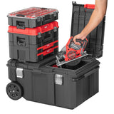 VERSASTACK 30.4-in W x 15.4-in H x 22-in D Black Polypropylene Rolling Tool Box CMST17870