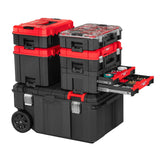 VERSASTACK 30.4-in W x 15.4-in H x 22-in D Black Polypropylene Rolling Tool Box CMST17870