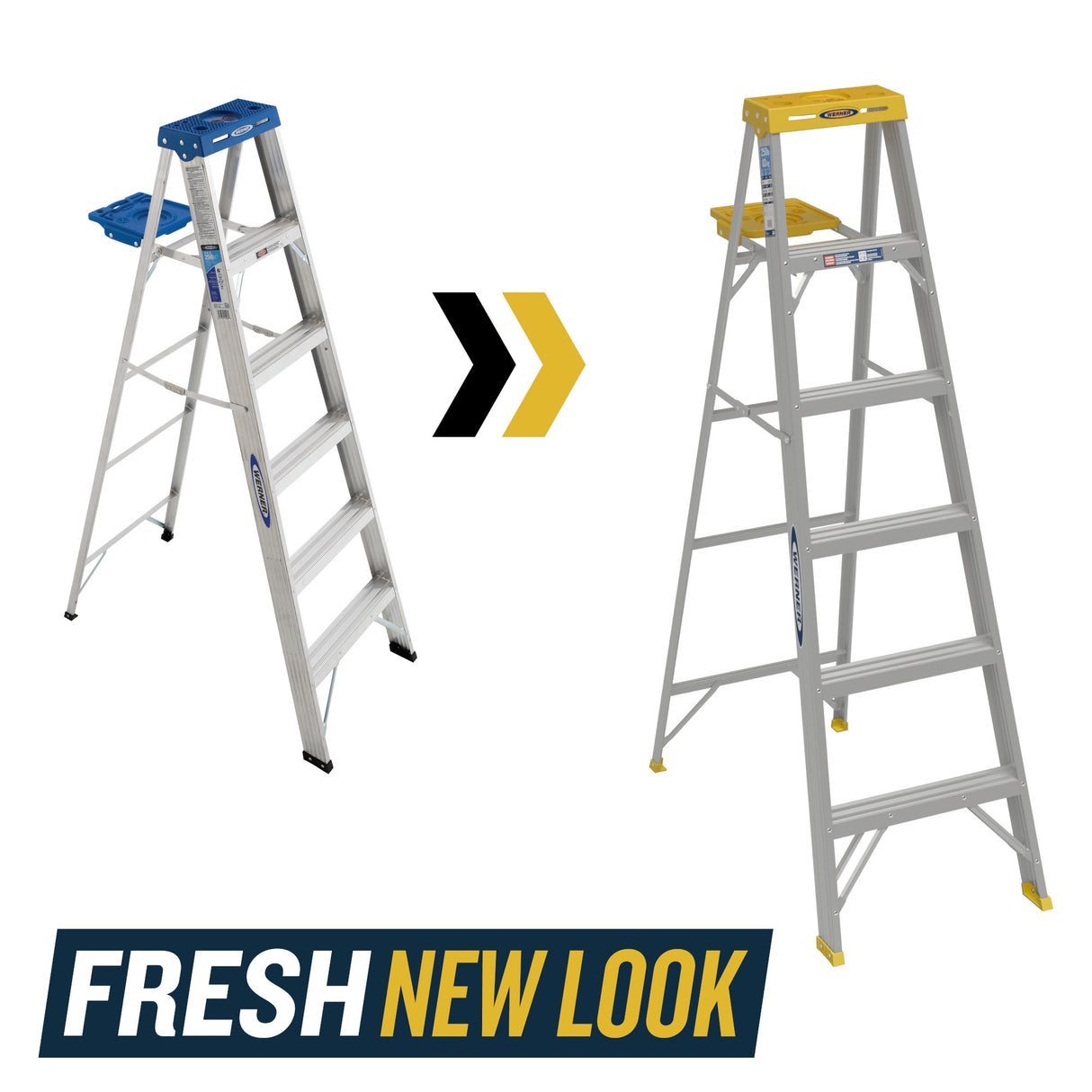 360 6-ft Aluminum Type 1- 250-lb Load Capacity Step Ladder 366