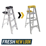 370 4-ft Aluminum Type 1A-300-lb Load Capacity Step Ladder 374