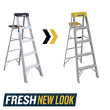 370 5-ft Aluminum Type 1A-300-lb Load Capacity Step Ladder 375