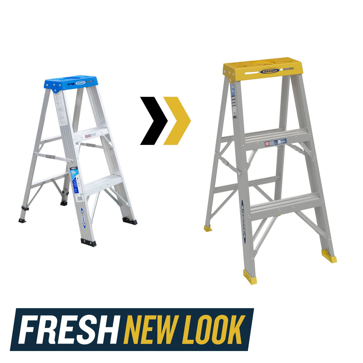 360 3-ft Aluminum Type 1-250-lb Load Capacity Step Ladder 363