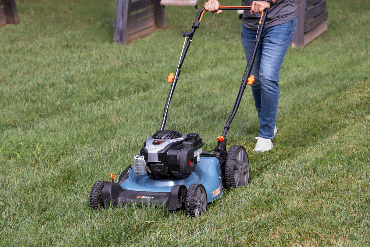 21-in Gas Push Lawn Mower with 140-cc Briggs and Stratton Engine LSPG-M7