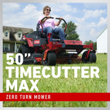 TimeCutter MAX 50-in 22-HP V-twin Gas Zero-turn Riding Lawn Mower 77505